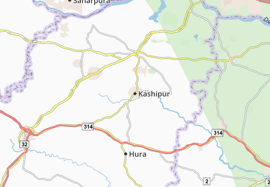 Carte-Plan Kashipur