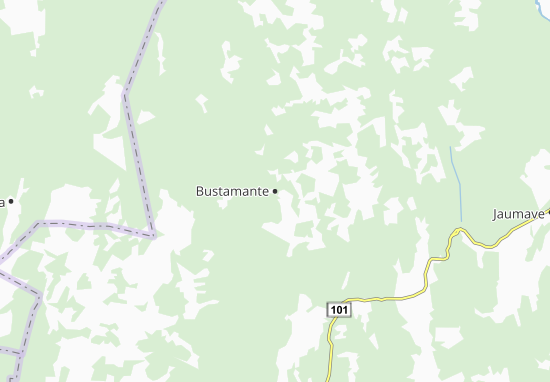 Karte Stadtplan Bustamante