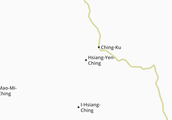 Kaart Plattegrond Hsiang-Yen-Ching