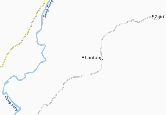 Karte Stadtplan Lantang
