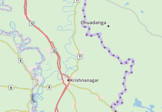 Kaart Plattegrond Chapura