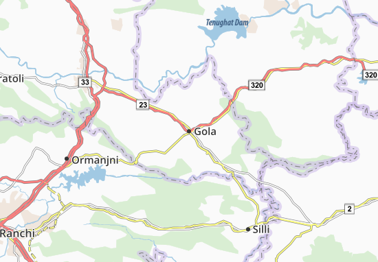 Karte Stadtplan Gola