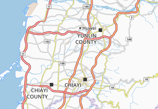 Karte Stadtplan Alianjhuang