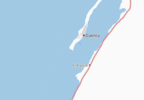 Carte routière dakhla
