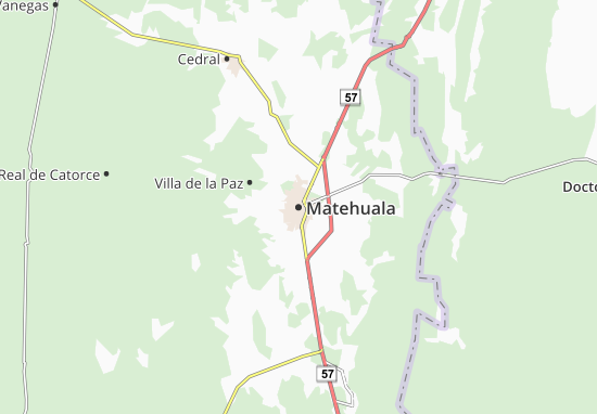 Karte Stadtplan Matehuala