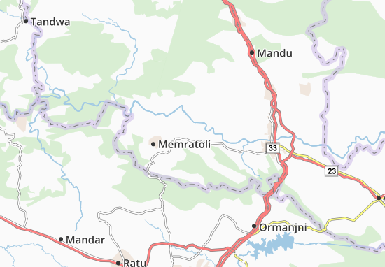 Karte Stadtplan Bhurkunda