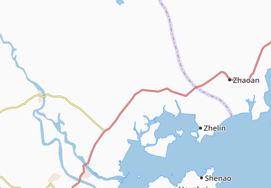 Karte Stadtplan Qiandong