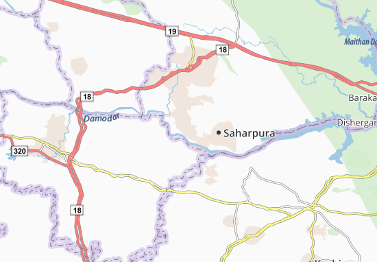 Karte Stadtplan Pathardih