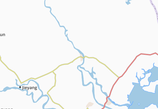 Kaart Plattegrond Chaozhou