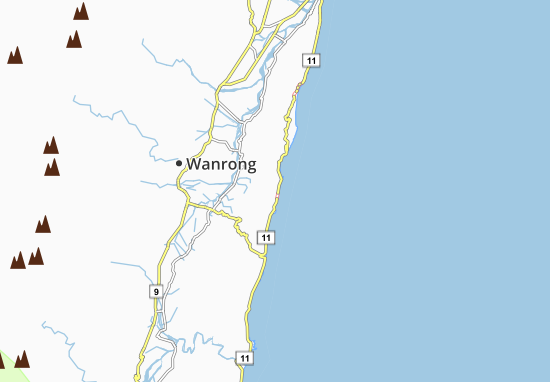 Kaart Plattegrond Baguo