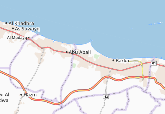 Karte Stadtplan Suwadi Al Batsa