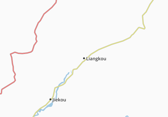 Kaart Plattegrond Liangkou