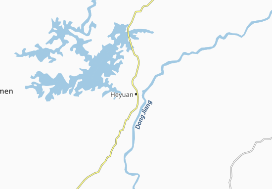 Kaart Plattegrond Heyuan