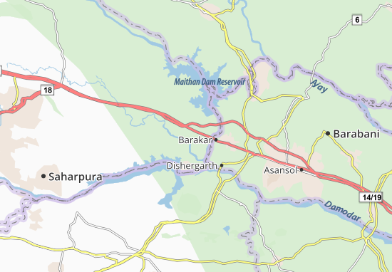 Karte Stadtplan Kumardubhi