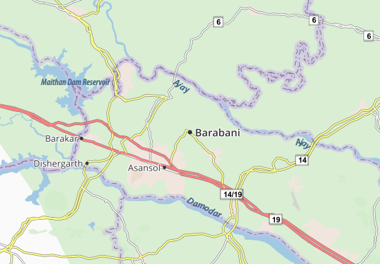 Barabani Map