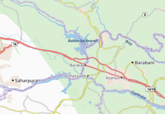 Karte Stadtplan Amkura