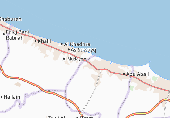 Karte Stadtplan Al Mudayq