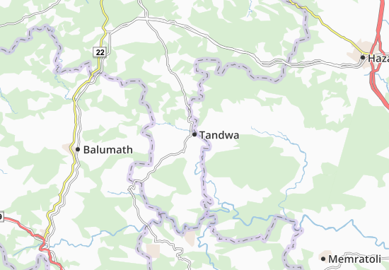 Mapa Tandwa