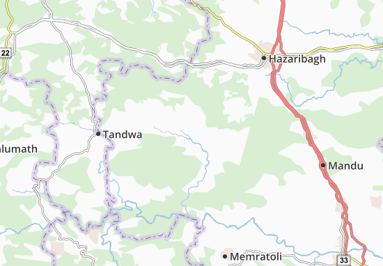 Kaart Plattegrond Barkagaon