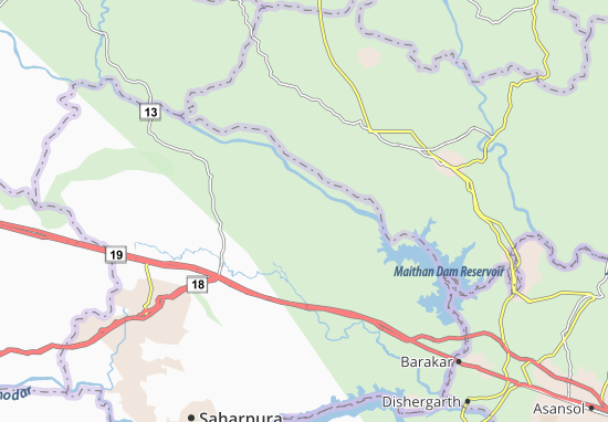Pokharia Map