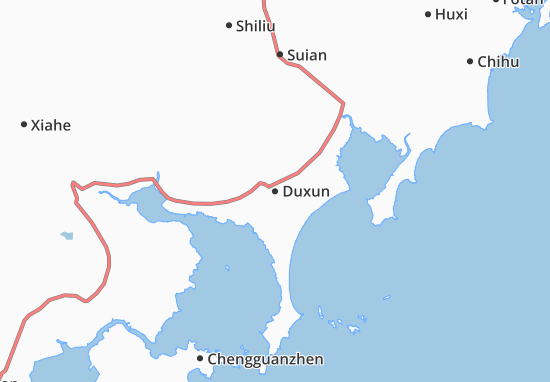 Karte Stadtplan Duxun