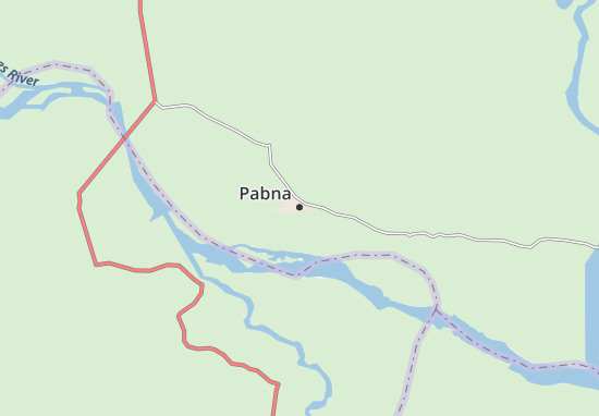 Karte Stadtplan Pabna