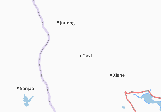 Kaart Plattegrond Daxi