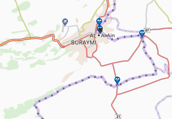 Karte Stadtplan Al Grayyeh South