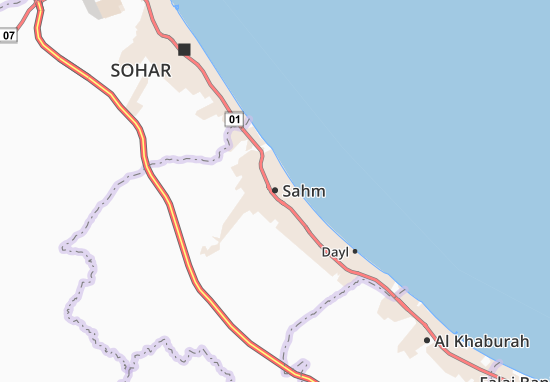 Karte Stadtplan Sahm