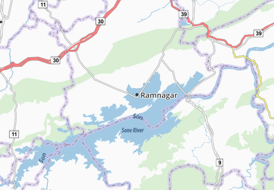 Kaart Plattegrond Ramnagar