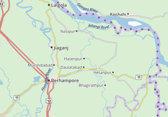 Hasenpur Map