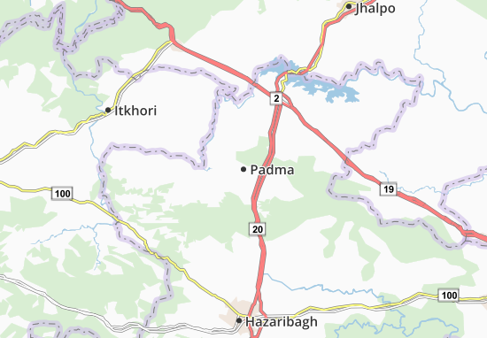 Karte Stadtplan Padma