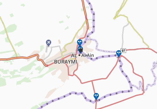Karte Stadtplan Al Humairah