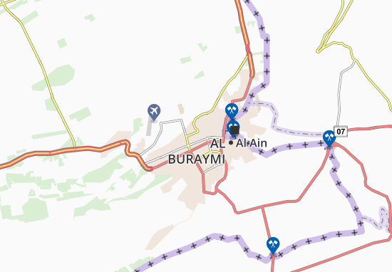 Karte Stadtplan Al Meryal