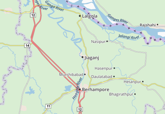 Karte Stadtplan Jiaganj