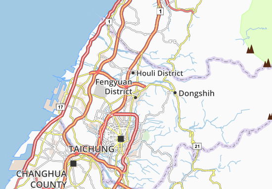 Kaart Plattegrond Fongyuan