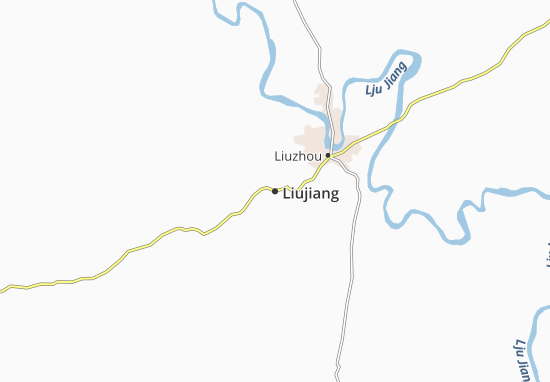 Karte Stadtplan Liujiang
