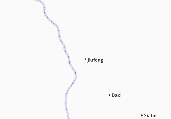 Mapa Jiufeng
