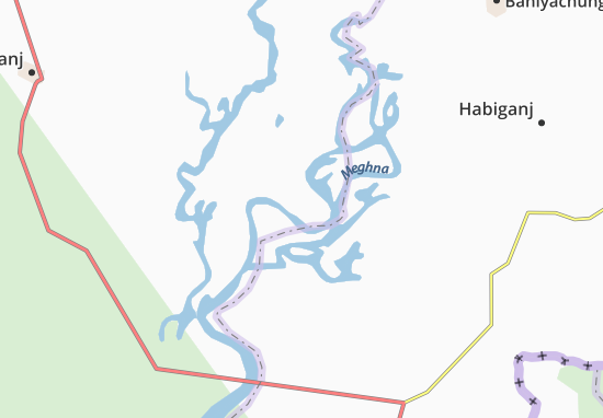 Karte Stadtplan Deoghar