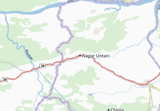 Carte-Plan Nagar Untari