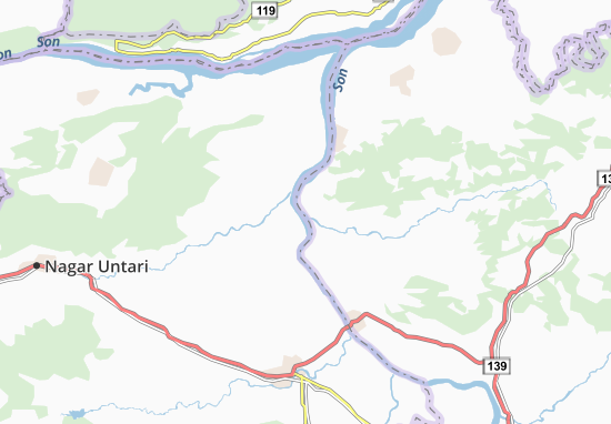 Kaart Plattegrond Lahar Banjari