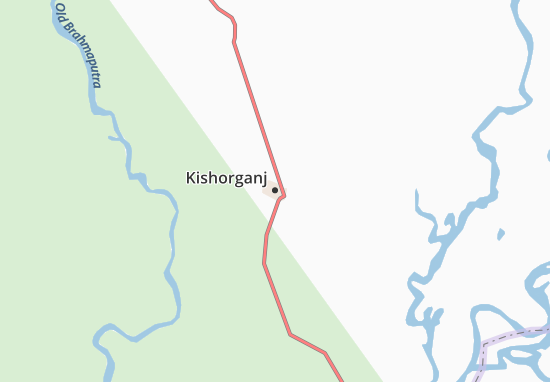 Mapa Kishorganj