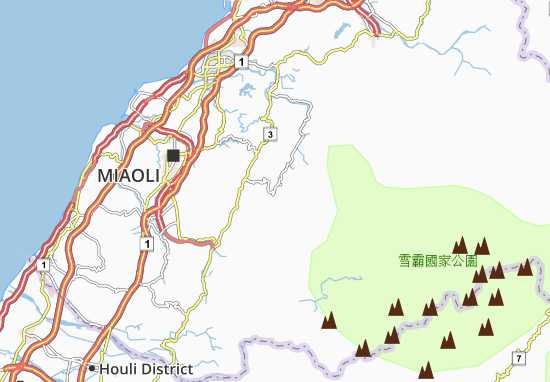 Mapa Baguali