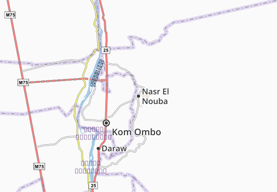 Karte Stadtplan Nasr El Nouba
