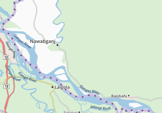 Karte Stadtplan Baze Gobindapur