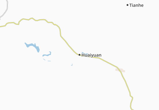 Kaart Plattegrond Huaiyuan