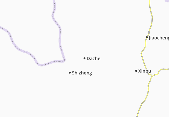 Karte Stadtplan Dazhe