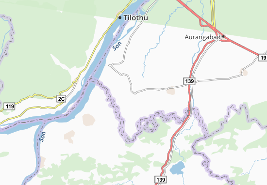 Karte Stadtplan Nabinagar