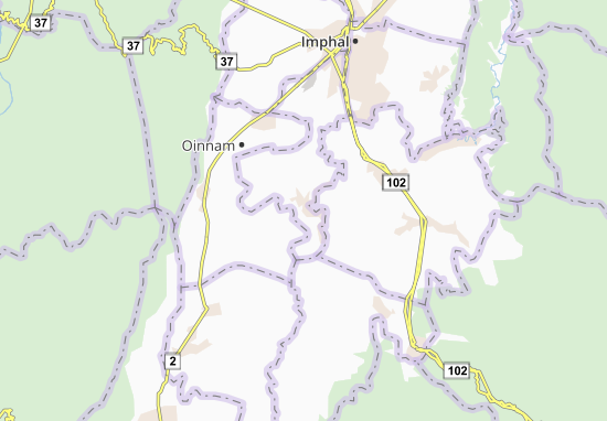 Karte Stadtplan Mayang Imphal