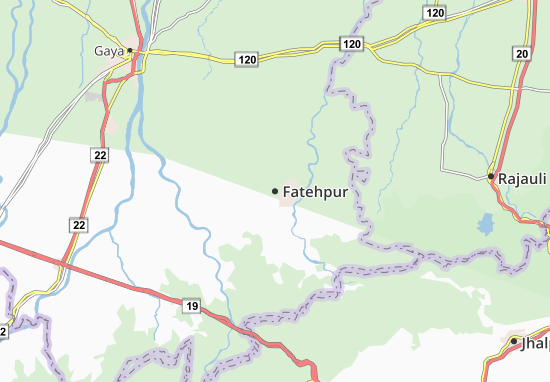 Carte-Plan Fatehpur